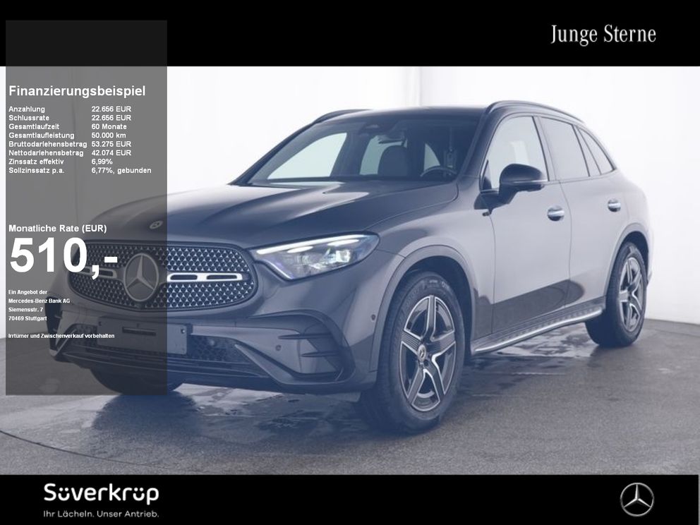 MERCEDES-BENZ GLC 300 d 4M , BURM AMG NIGHT SPUR PANO AHK 360