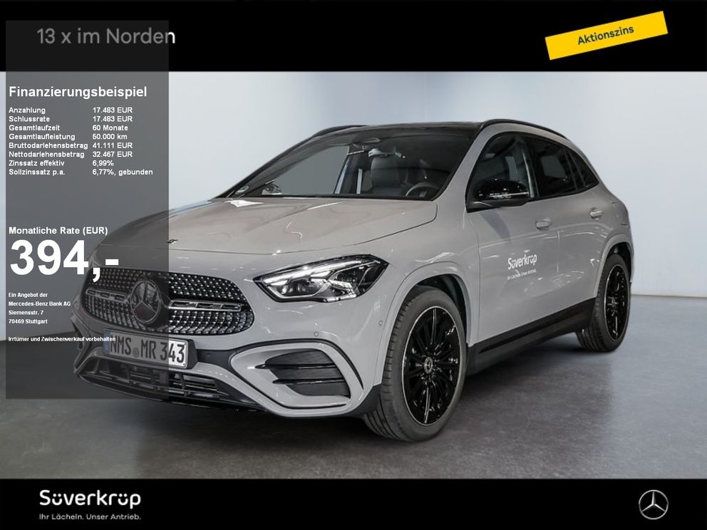MERCEDES-BENZ GLA 200 d AMG NIGHT SPUR PANO AHK KAMERA PDC