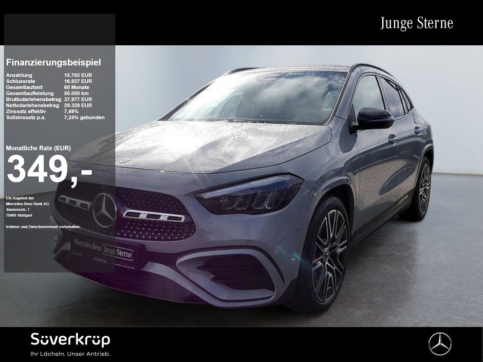 MERCEDES-BENZ GLA 200 d | AMG NIGHT AHK DISTR KAMERA PANO SPUR