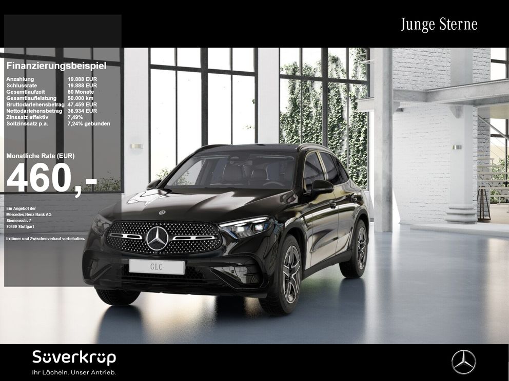 MERCEDES-BENZ GLC 220 d 4M | AMG BURM NIGHT MEMO 360 AHK DISTR