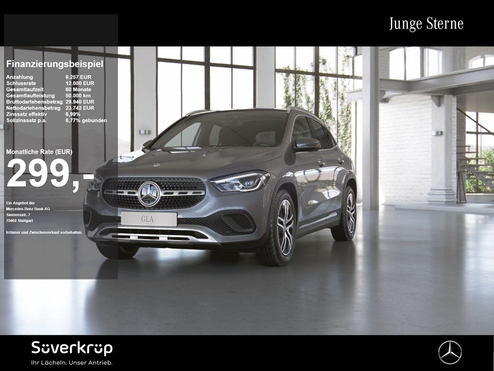 MERCEDES-BENZ GLA 200 PROGRESSIVE AHK KAMERA PANO SPUR SHD SHZ