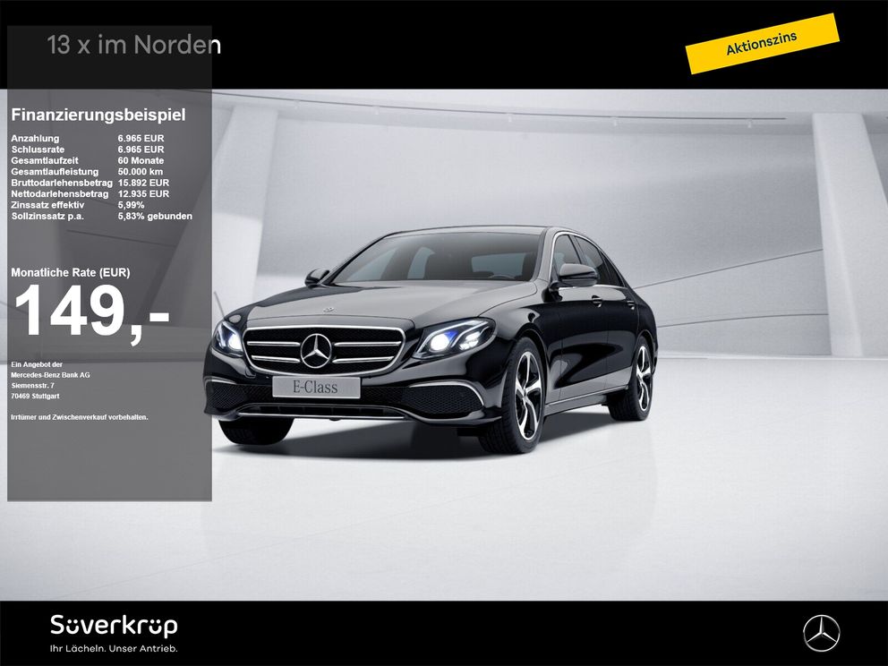 MERCEDES-BENZ E 220 d  AVANTGARDE COMAND MULTI AHK KAMERA SPUR
