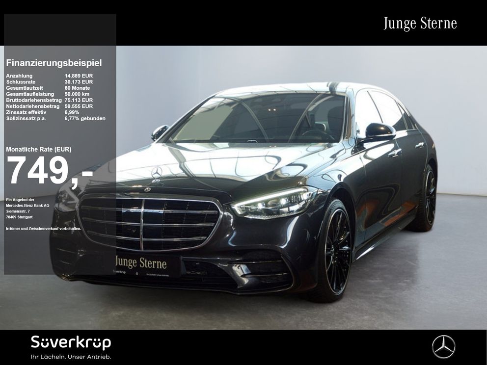 MERCEDES-BENZ S 580 4M lang AMG Night LED Navi Burm Pano 360
