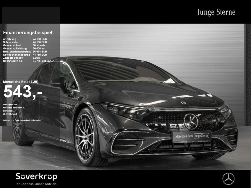 MERCEDES-BENZ EQS 580 4M BURM AMG DISTR SPUR AIRMATIC PANO