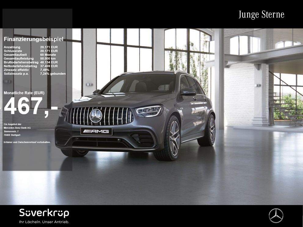 MERCEDES-BENZ GLC 63 S AMG 4M+ AMG DRIVERS AHK AIRMATIC KAMERA