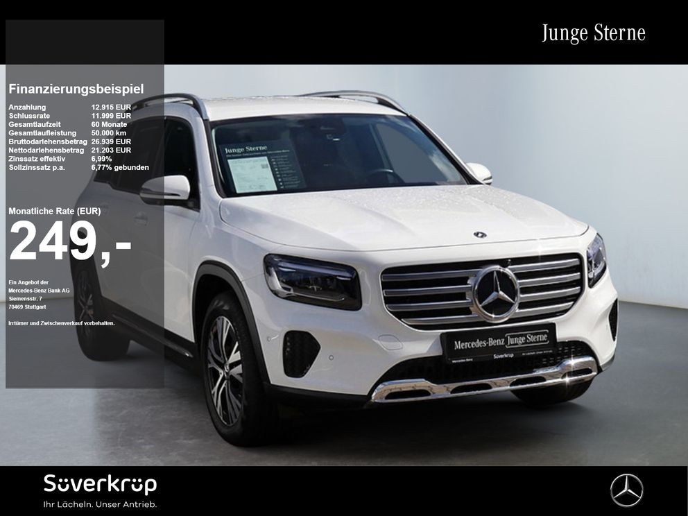MERCEDES-BENZ GLB 180 d , PROGRESSIVE 360 AHK DISTR KAMERA PDC