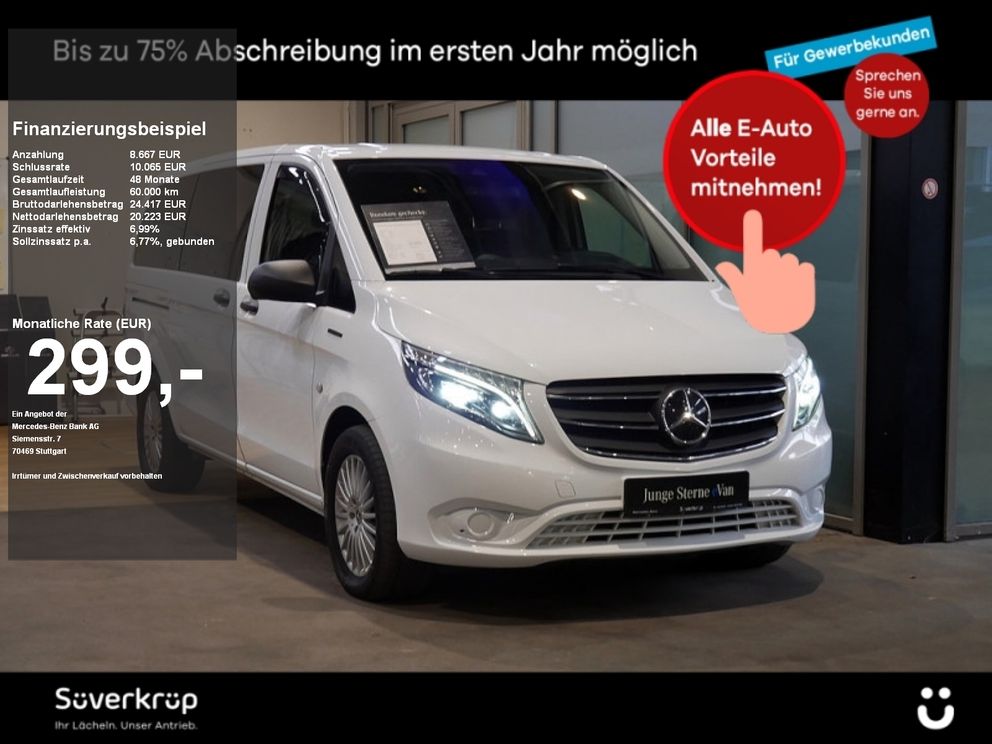 MERCEDES-BENZ eVito 129 TOURER PRO KLIMA LANG KAMERA LED SHZ