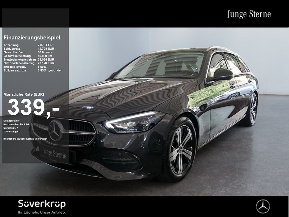 MERCEDES-BENZ C 300 T d AVANTGARDE SPUR AHK KAMERA PDC SHZ