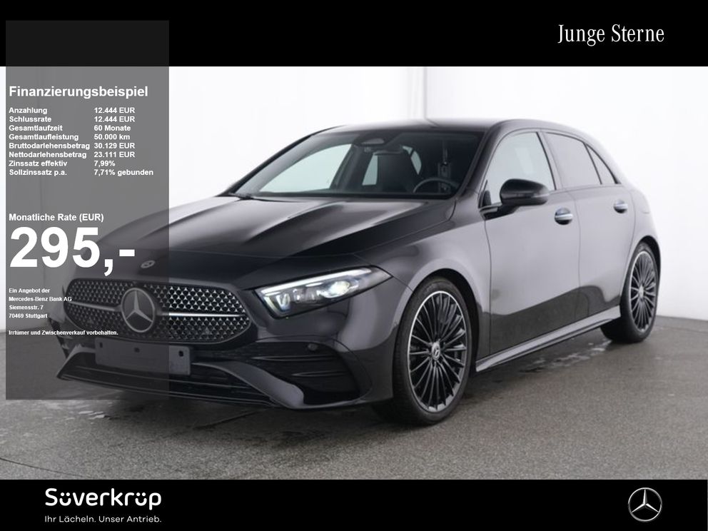 MERCEDES-BENZ A 220 d , AMG BURM NIGHT MULTI KAMERA SPUR PDC