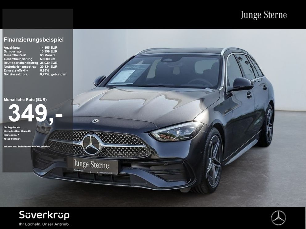 MERCEDES-BENZ C 220 T d // AMG SPUR AHK DISTR KAMERA PDC SHZ