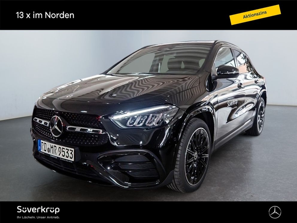 MERCEDES-BENZ GLA 200 AMG NIGHT AHK DISTR KAMERA PANO SPUR PDC