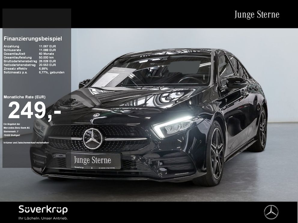 MERCEDES-BENZ A 200 d Limo AMG NIGHT DISTR SPUR AHK KAMERA