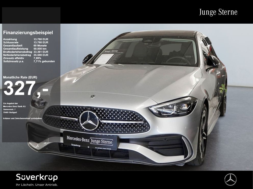 MERCEDES-BENZ C 220 d T //  AMG NIGHT MEMO KAMERA PANO SPUR