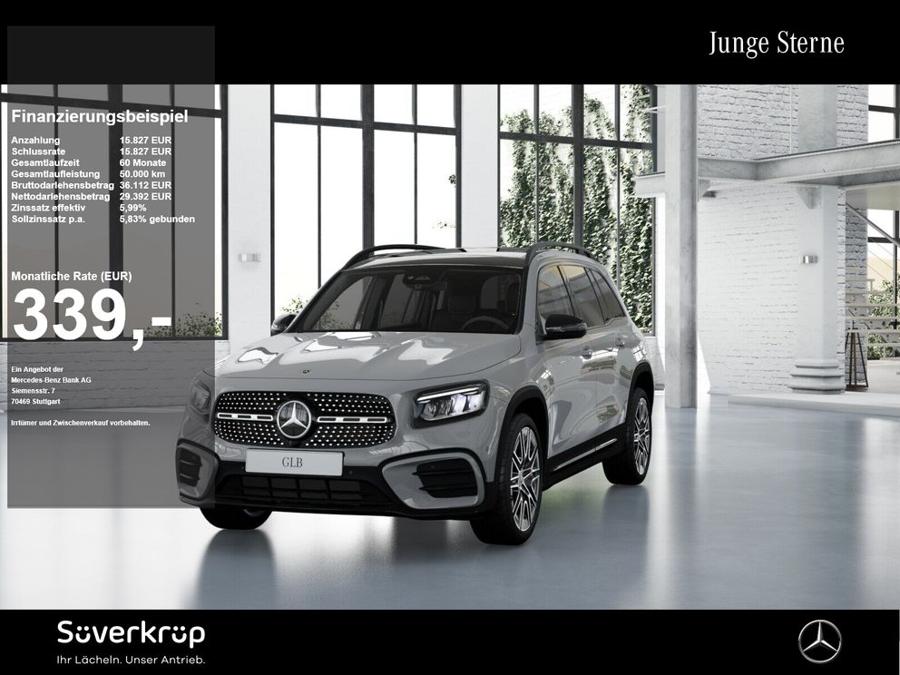 MERCEDES-BENZ GLB 200 d | AMG NIGHT AHK DISTR KAMERA PANO SPUR