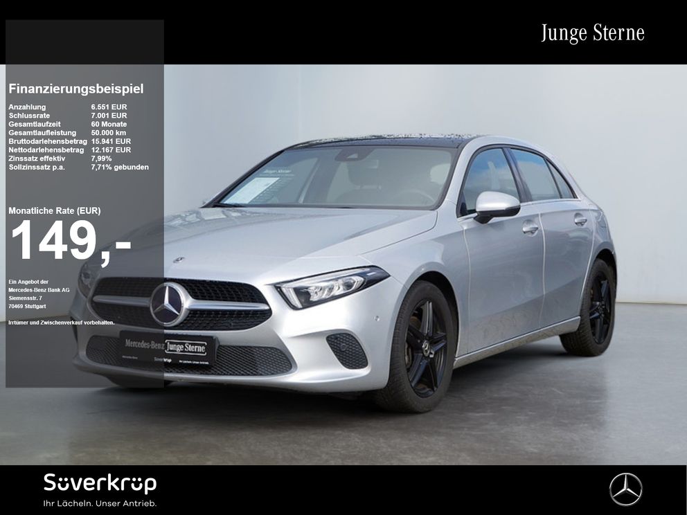 MERCEDES-BENZ A 180 d KAMERA PANO SPUR PDC SHD SHZ