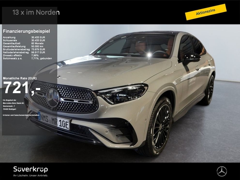 MERCEDES-BENZ GLC 300 de 4MATIC Coupé mit EQ Hybrid Technologie