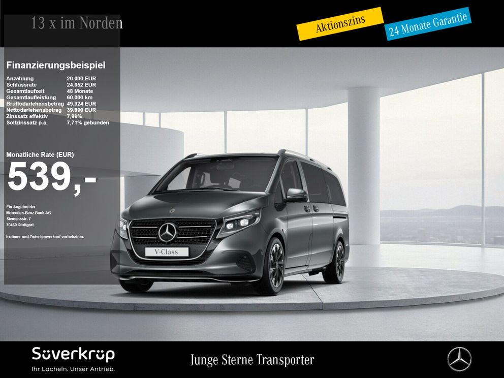 MERCEDES-BENZ V 300 STYLE DISTRONIC WINTER AHK 2,5T MOPF WIDE