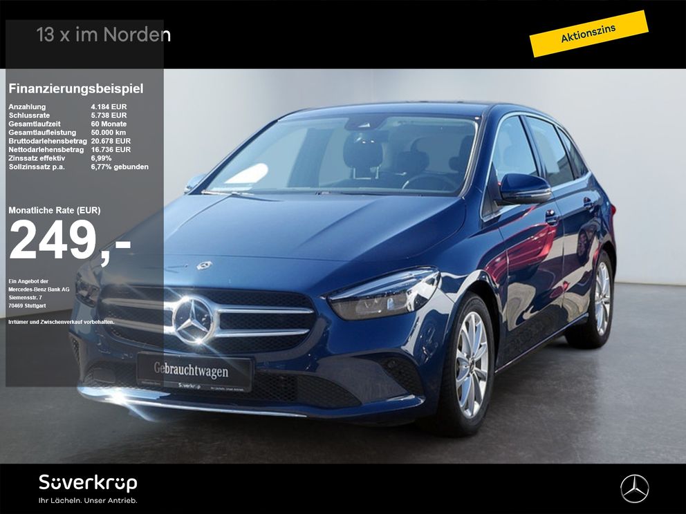 MERCEDES-BENZ B 200 Progressive Navi LED Kamera Memory PDC SHZ