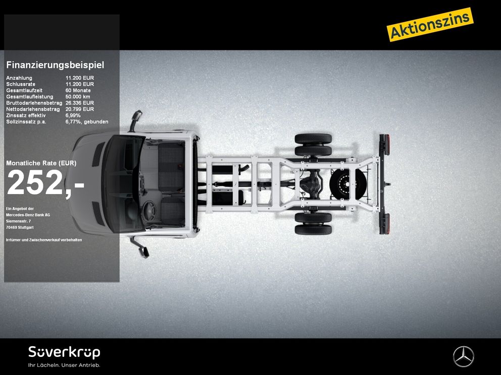 MERCEDES-BENZ Sprinter 414 Pritsche KLIMA/AHK/3 SITZE AHK