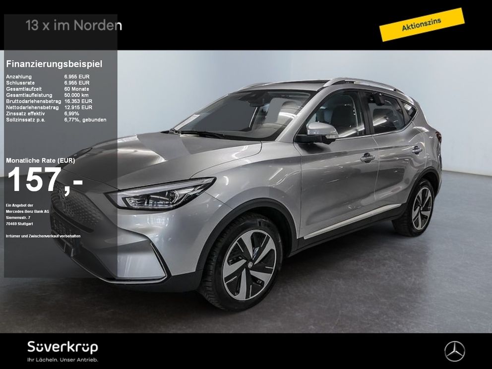 MG ZS EV Luxury DISTR SPUR PANO KAMERA PDC SHZ