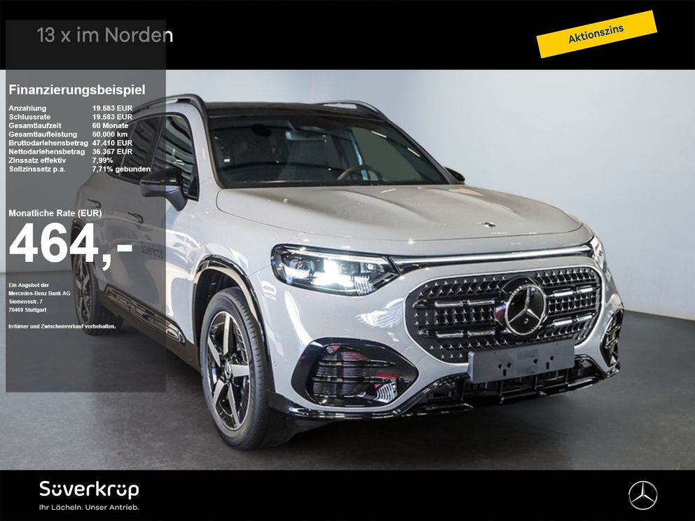 MERCEDES-BENZ GLB 200 AMG NIGHT MEMO MULTI 360 AHK DISTR PANO
