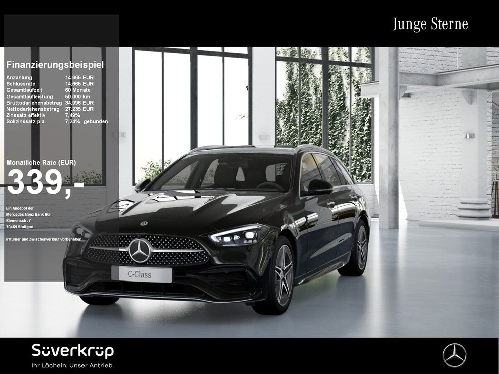 MERCEDES-BENZ C 220 T d AMG BURM MEMO 360 AHK DISTR KAMERA PDC