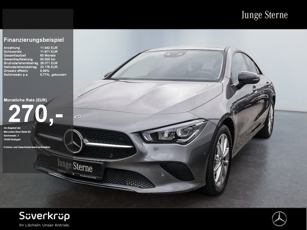 MERCEDES-BENZ CLA 200 Coupé NIGHT PROGRESSIVE DISTR PANO SPUR