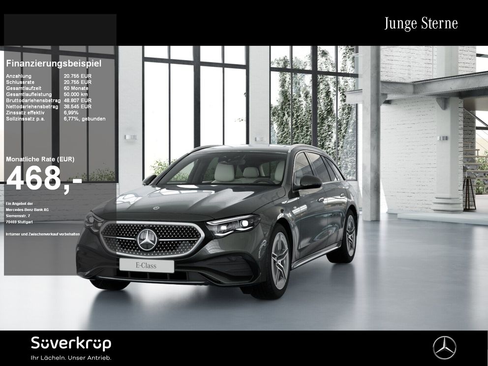 MERCEDES-BENZ E 300 T de 4M , AMG BURM MEMO 360 AHK AIRMATIC