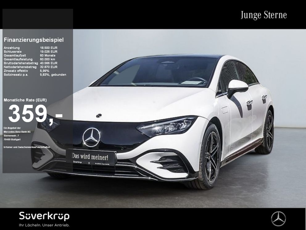 MERCEDES-BENZ EQE 350 4M , AMG SPUR PANO STANDH DISTR KAMERA