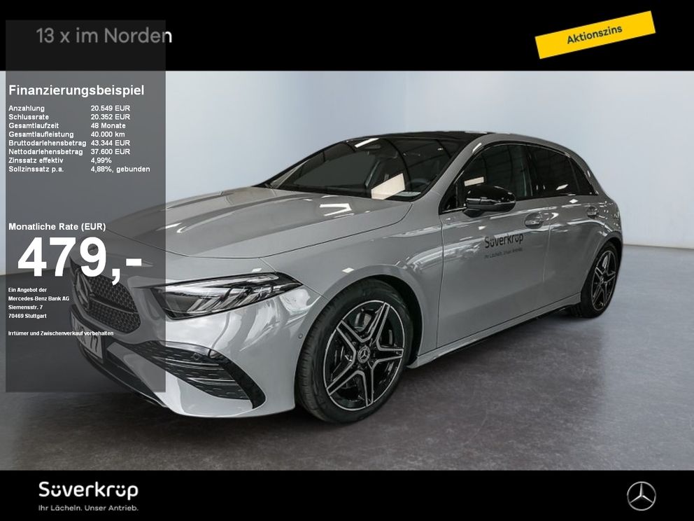 MERCEDES-BENZ A 250 4M AMG NIGHT SPUR PANO AHK KAMERA PDC SHZ