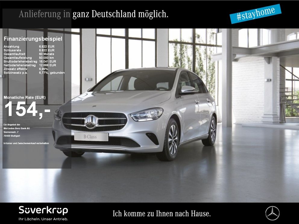 MERCEDES-BENZ B 200 d KAMERA SPUR PDC SHZ