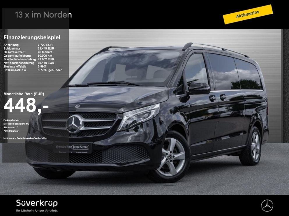 MERCEDES-BENZ V 220 AVANTGARDE Extralang LED/KAMERA/8 SITZE