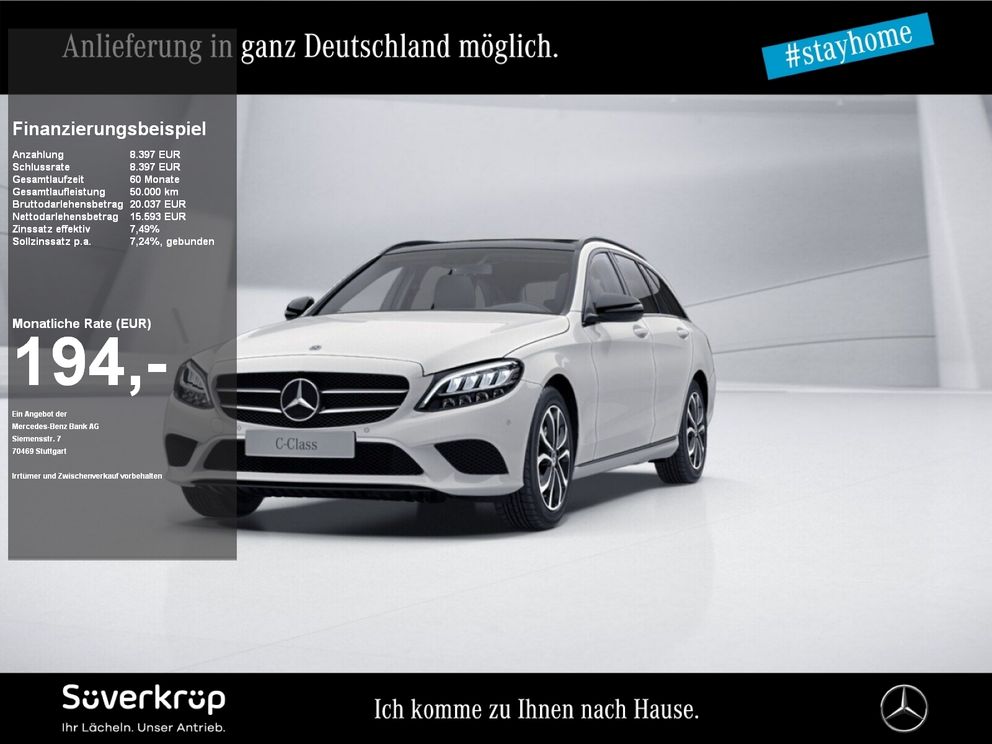 MERCEDES-BENZ C 220 d T AVANTGARDE NIGHT KAMERA PANO SPUR PDC