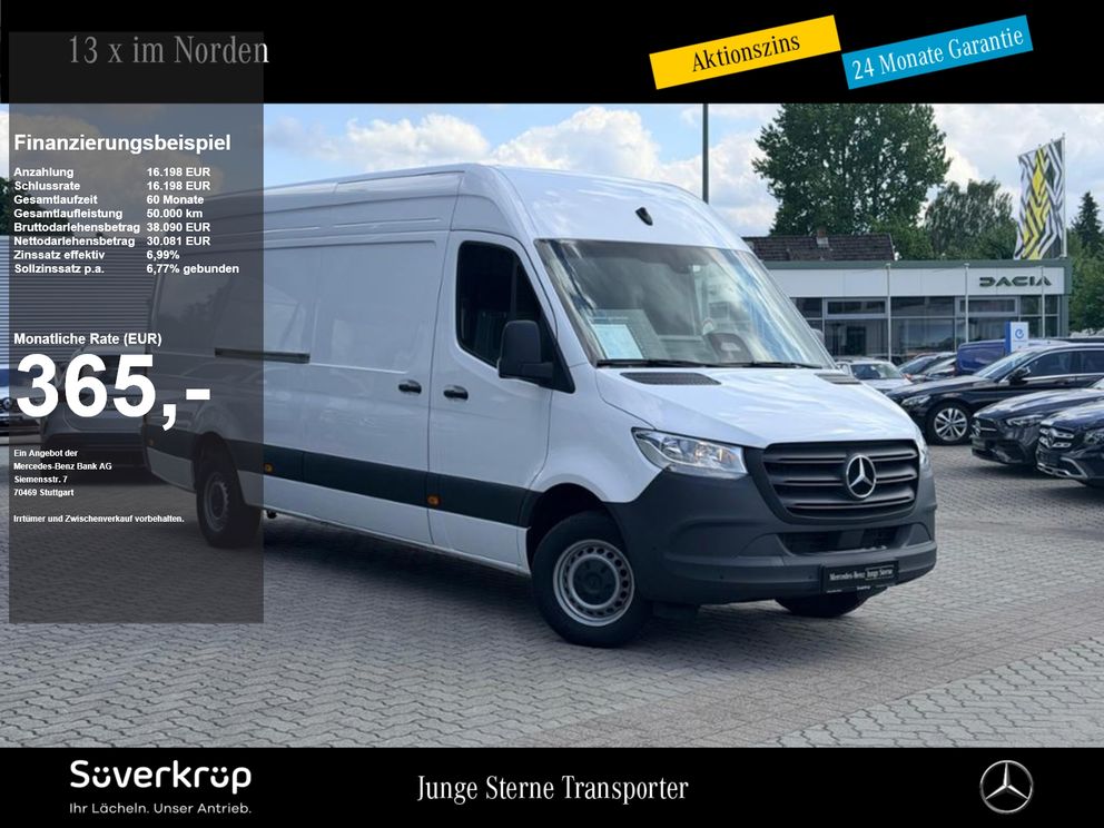 MERCEDES-BENZ Sprinter 317 KASTEN PRO L3H2 KAMERA KLIMA WINTER AUTOM