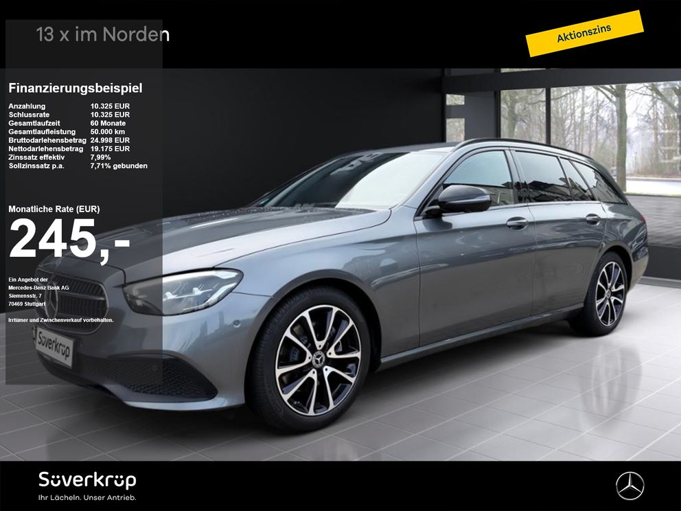 MERCEDES-BENZ E 220 T d AVANTGARDE BURM NIGHT WIDE 360 AHK PDC