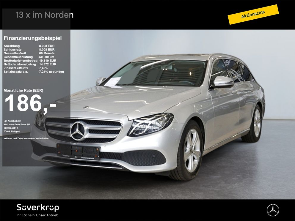 MERCEDES-BENZ E 200 T AVANTGARDE KAMERA PANO SPUR PDC SHD SHZ