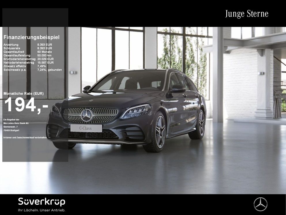 MERCEDES-BENZ C 200 T d  AMG AHK PDC SHZ