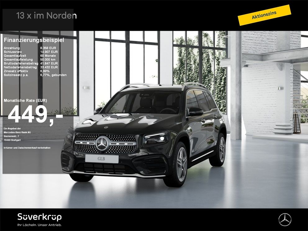 MERCEDES-BENZ GLB 200 d // AMG Navi Miltibeam AHK Kamera Distr