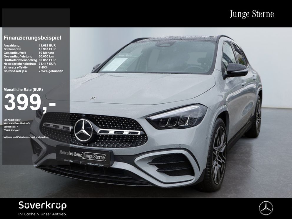 MERCEDES-BENZ GLA 200 d | AMG NIGHT AHK DISTR KAMERA PANO SPUR