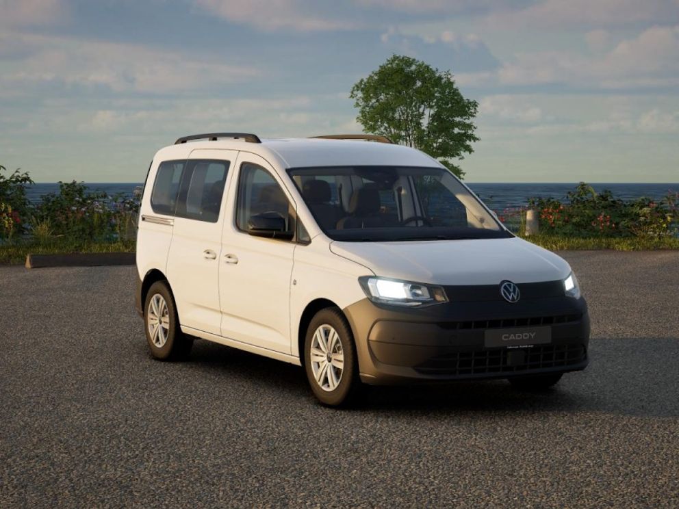 VW Der neue Caddy California 5-Sitzer Motor: 1,5 l TSI EU6 85 kW Getriebe: 7-Gang-Doppelkupplungsgetriebe Radstand: 2755 mm KR