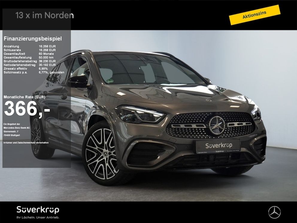 MERCEDES-BENZ GLA 200 d AMG NIGHT MULTI 360 AHK KAMERA PANO
