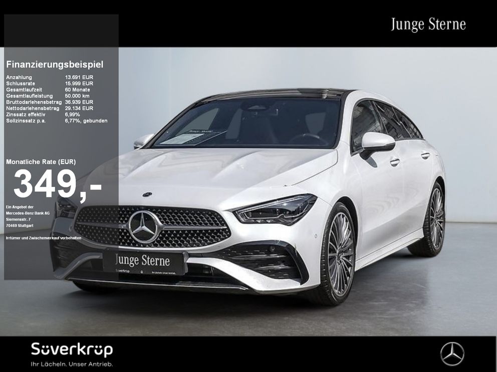 MERCEDES-BENZ CLA 250 4M SB , BURM AMG PREMIUM SPUR PANO PDC