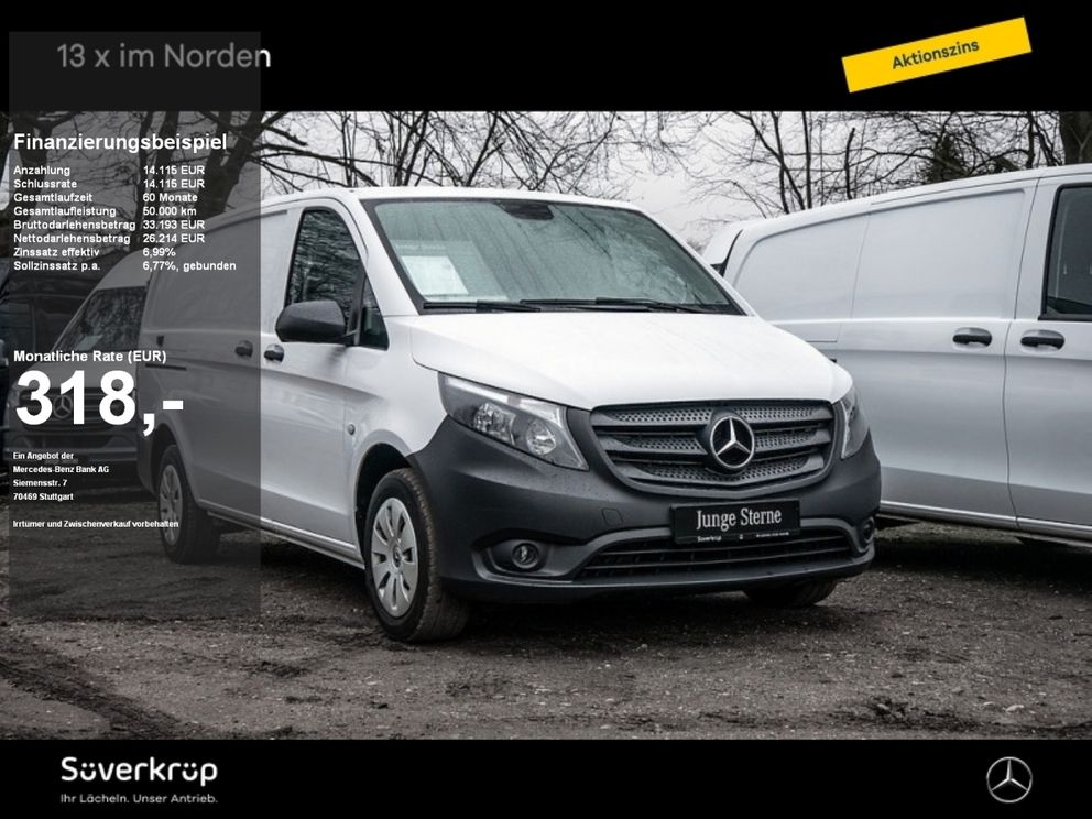 MERCEDES-BENZ Vito 116 KASTEN LANG KLIMA AHK 2,5 T AUTOM