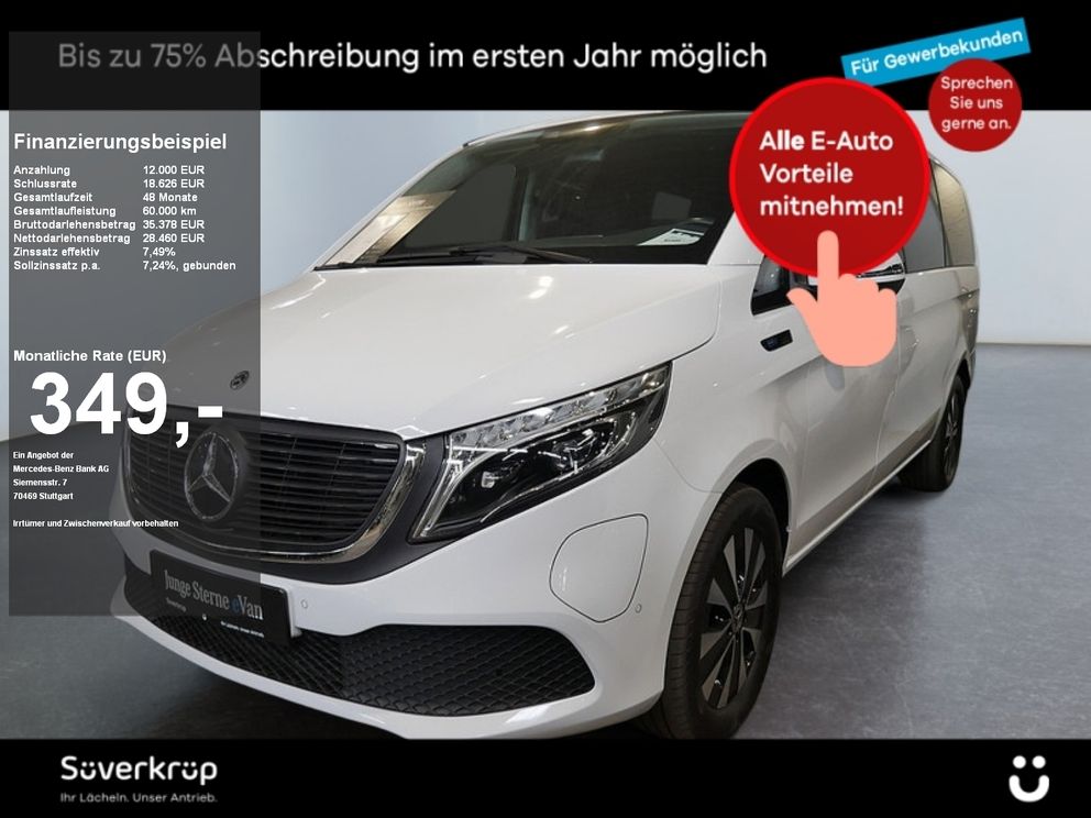 MERCEDES-BENZ EQV 300 NAVI KAMERA KLIMA LED KAMERA SPUR STANDH