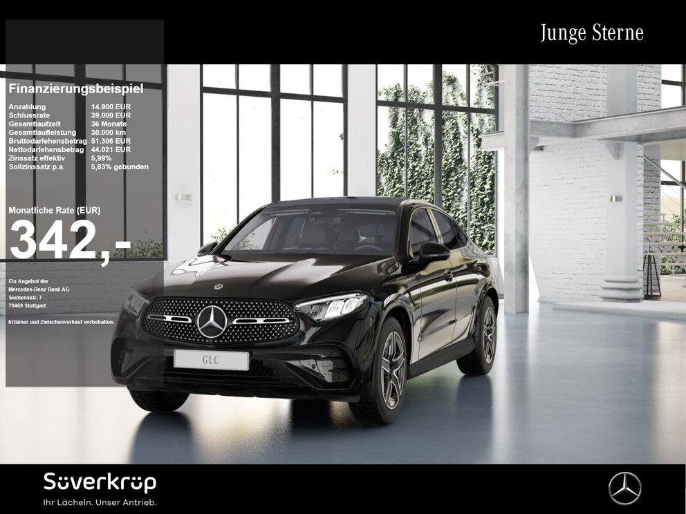 MERCEDES-BENZ GLC 220 d 4M Coupé | AMG BURM NIGHT MEMO 360 AHK
