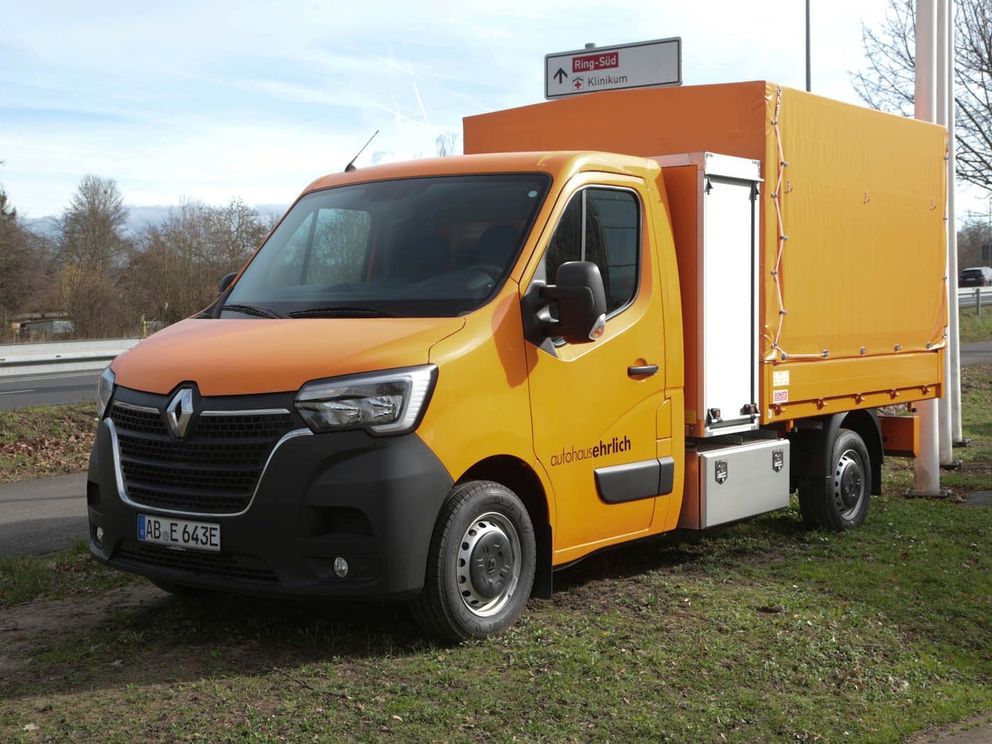 RENAULT Master Z.E. Frontantrieb Fahrgestell Einzelkabine L2H1 3,5t UMBAU SCHUTZ