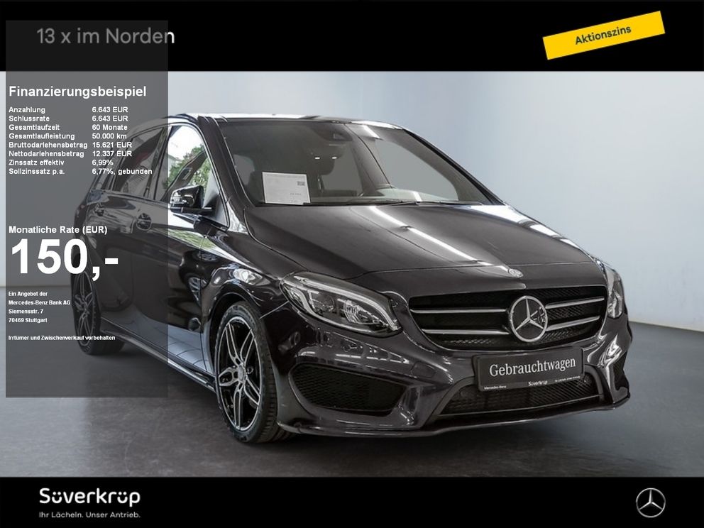 MERCEDES-BENZ B 250 AMG NIGHT SPUR DISTR PANO AHK KAMERA PDC