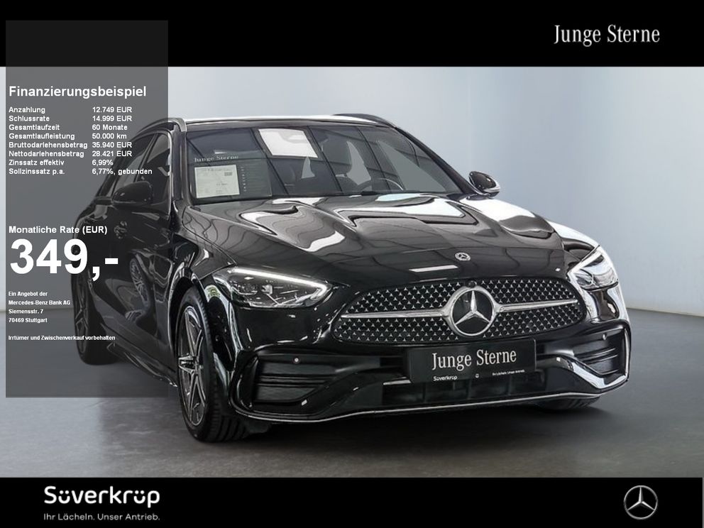 MERCEDES-BENZ C 220 T d // AMG SPUR AHK KAMERA PDC SHZ