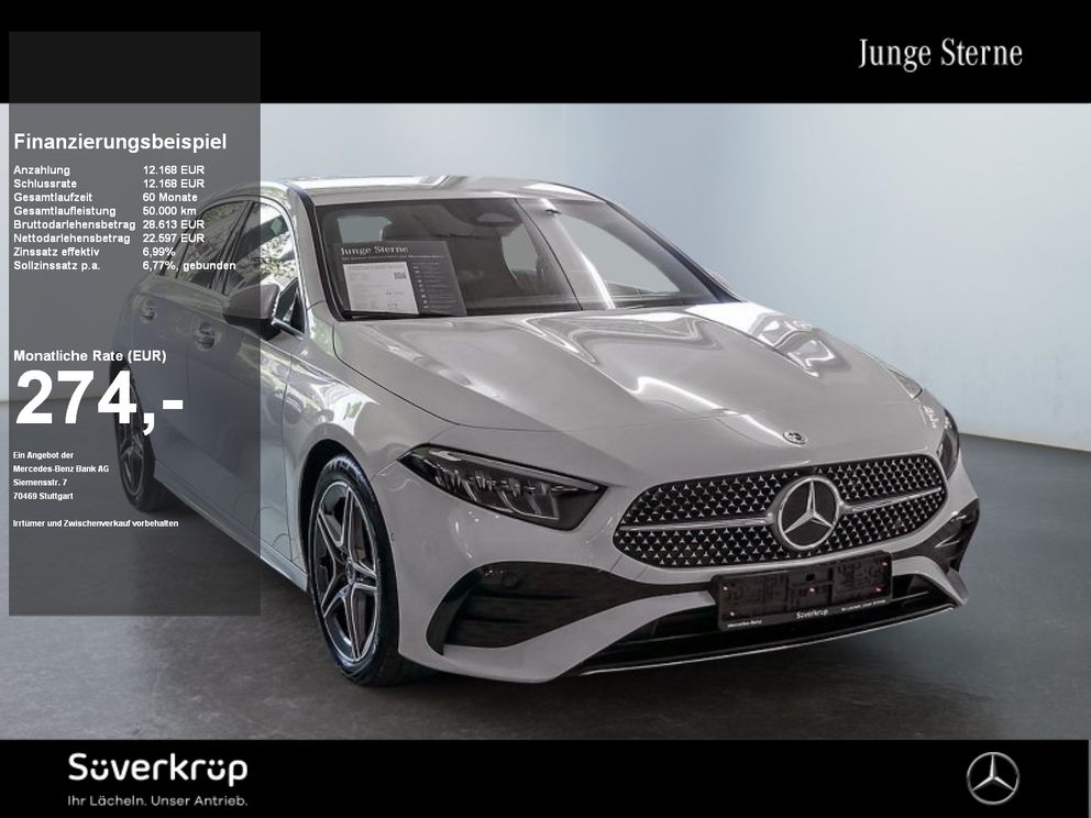 MERCEDES-BENZ A 200 d // AMG SPUR KAMERA PDC SHZ