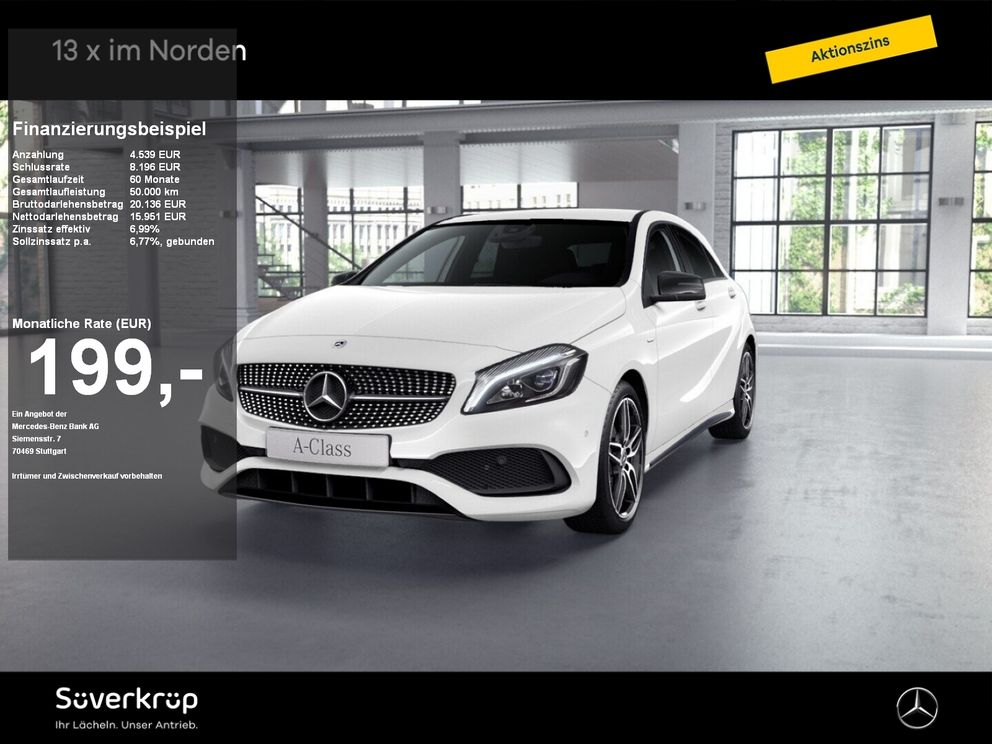 MERCEDES-BENZ A 180 PEAK AMG NIGHT PDC SHZ